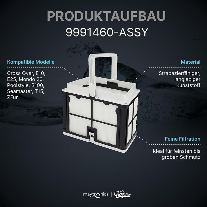 Dolphin Original Ersatzteil – ultrafeiner Filterkorb – Teilenummer 9991460-R1