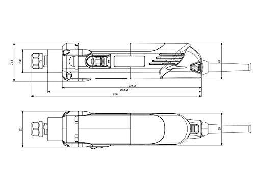 Fräsmotor AMB 1050 FME-P / 1050 W / 5.000 25.000 1/min. ER16