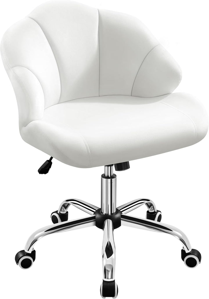 Yaheetech Bürostuhl Ergonomisch Schreibtischstuhl höhenverstellbar Drehstuhl, Bürosessel in Muschelf