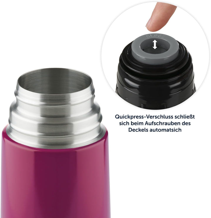 Blumtal® Thermosflasche 1L - BPA-freie Thermoskanne für warm&amp;kalt - auslaufsichere Isolierflasche 1L
