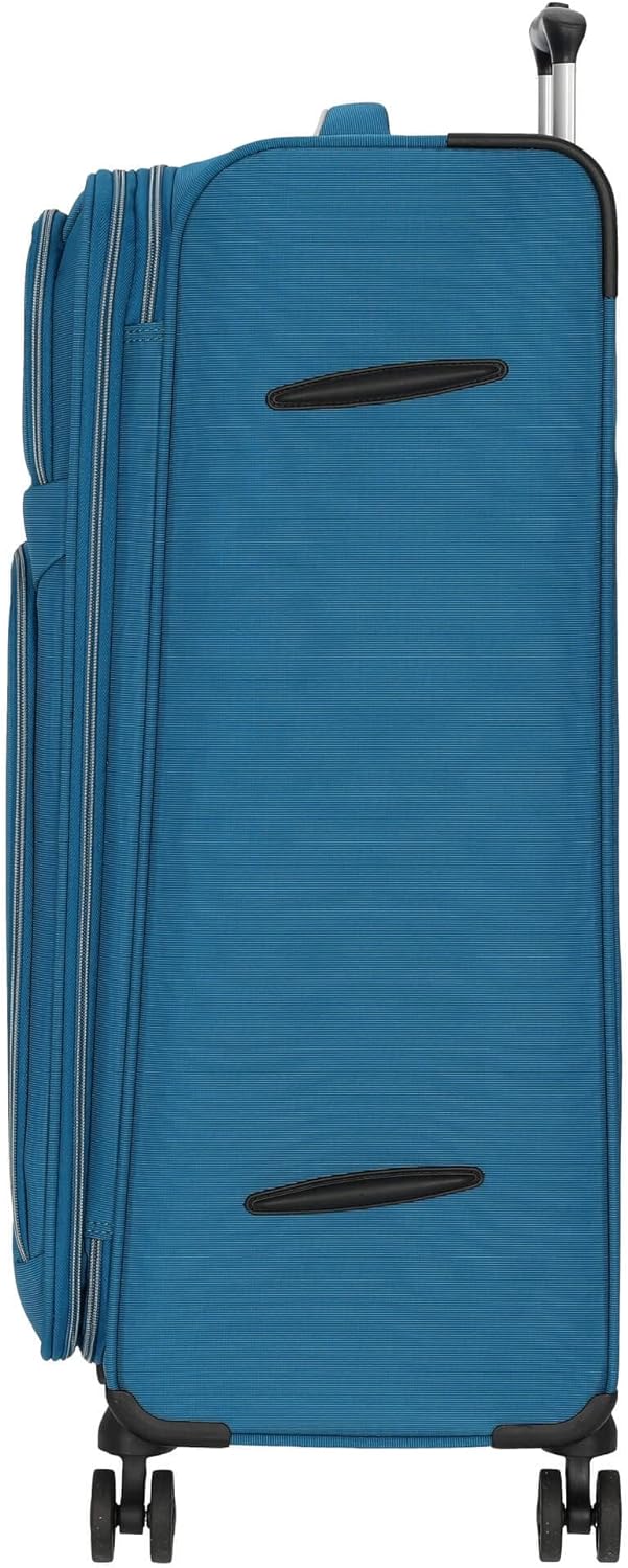 D&N Travel Line 9204-4-Rollen-Trolley L 76 cm blau