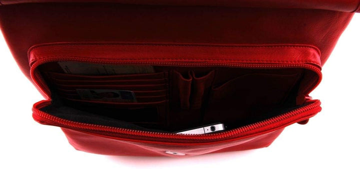 berba Soft 456 Besace à longue bandoulière en rouge