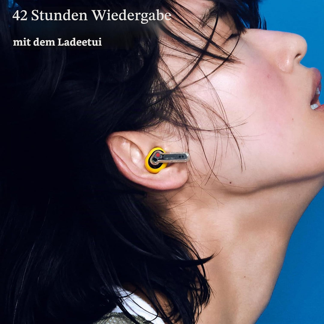 Nothing Ear (3a) Klangausgleichende Ohrhörer, 45 dB Hybrid ANC, hochauflösendes Audio mit 12 mm dyna