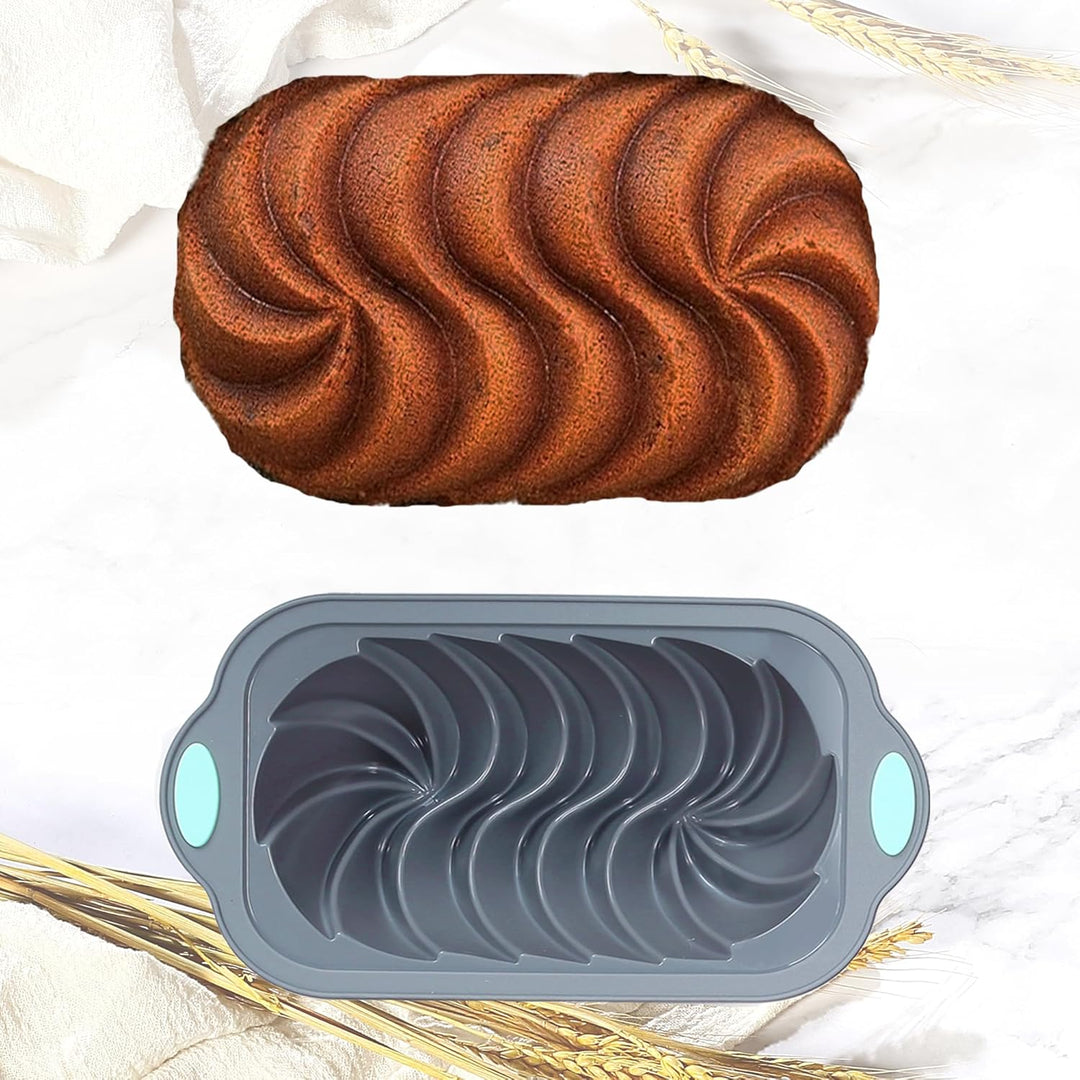 Tongjude 4 Stück Silikon-Hackbratenform zum Backen von Brot, Antihaft-Backofen-Brotform, perfekt für
