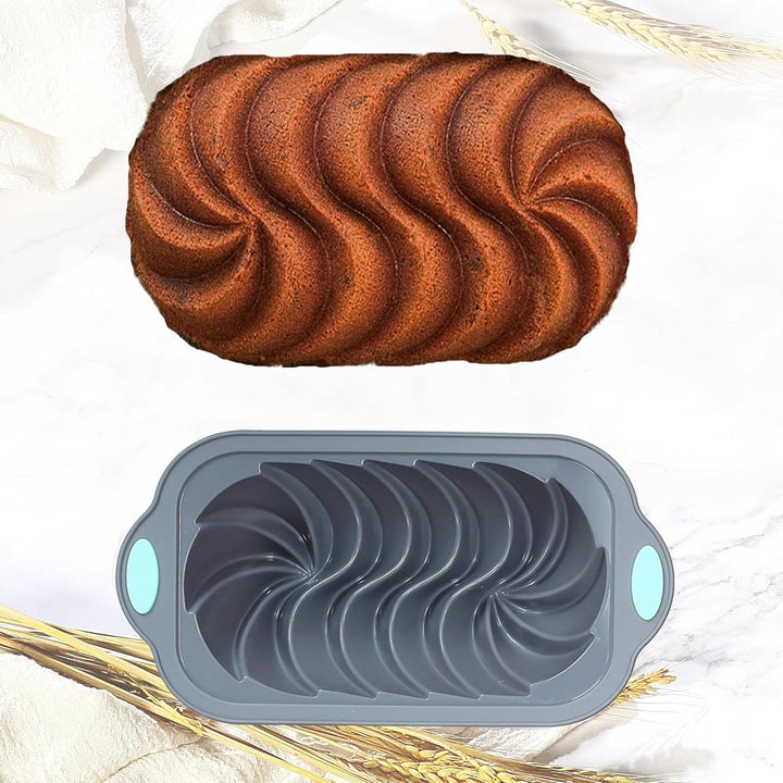 Tongjude 4 Stück Silikon-Hackbratenform zum Backen von Brot, Antihaft-Backofen-Brotform, perfekt für