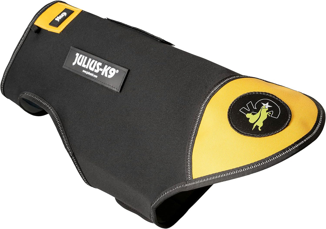 Julius-K9, IDC Neoprene Hundekleidung, Size: M, Schwarz und Gelb M Schwarz und Gelb, M Schwarz und G
