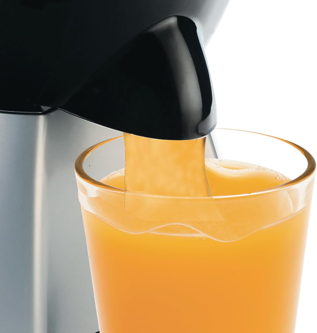 Jocca 5444 - Elektrische Saftpresse, Silber [Energieeffizienzklasse A]