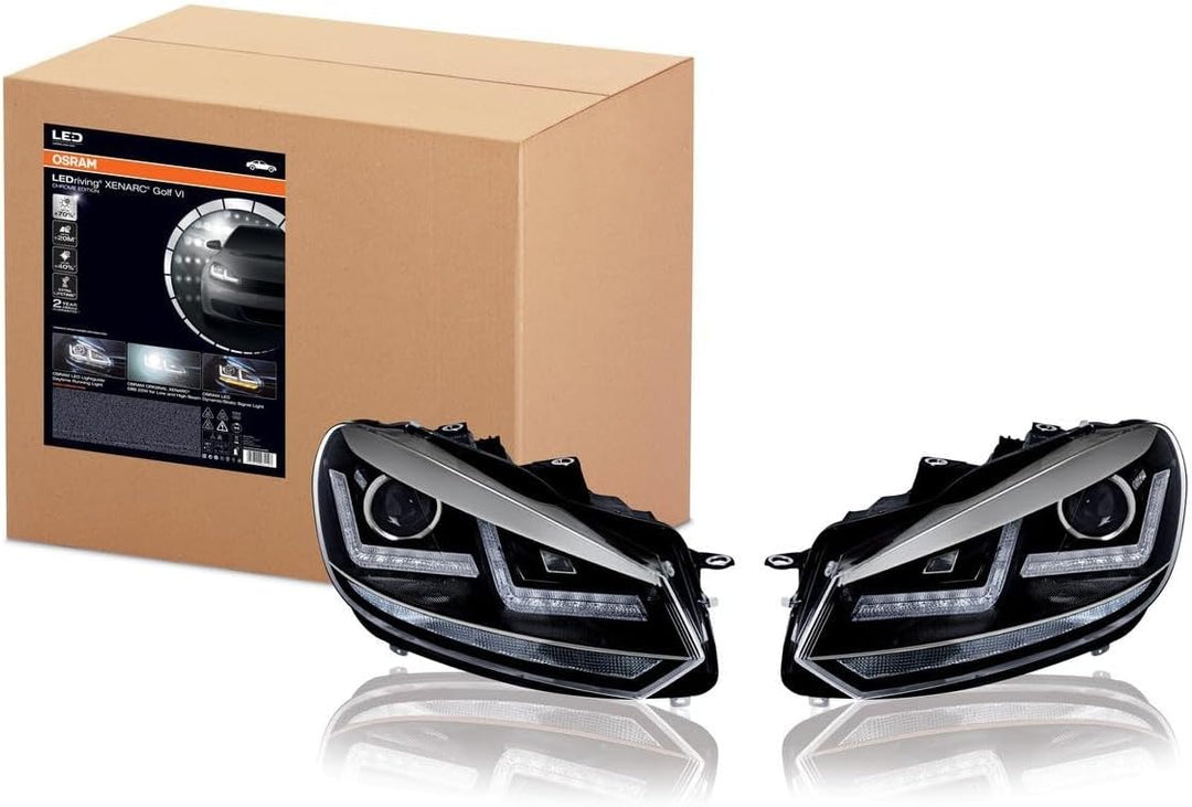 OSRAM LEDriving Xenarc, Scheinwerfer (Chrome), Xenon, LEDHL102-CM, 1 Set (2 Scheinwerfer) Chrome Sin