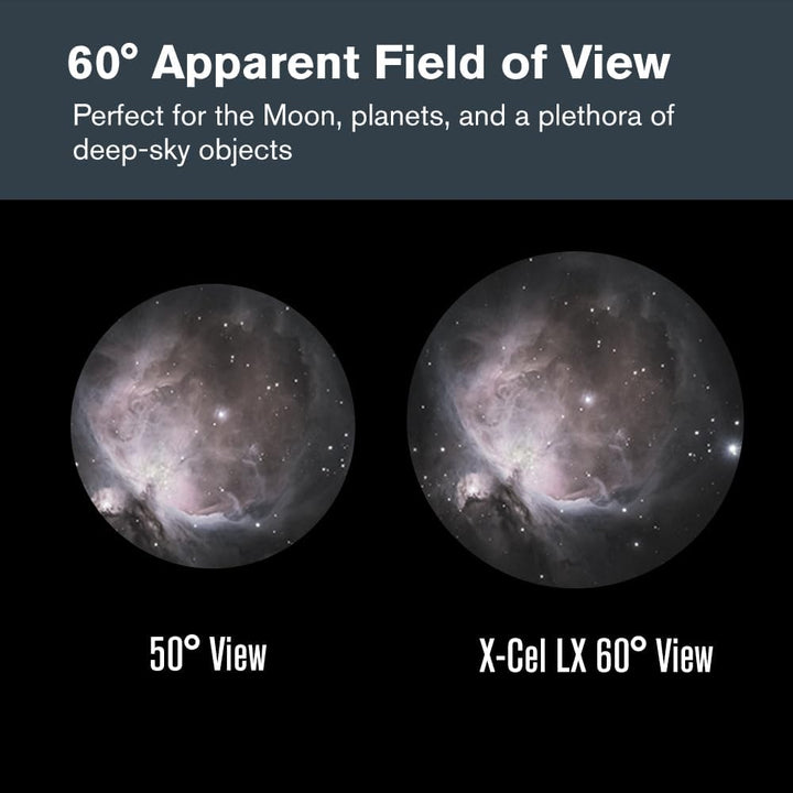 Celestron X-Cel LX Serie – 1,25'' Okular, 18 mm, 18 mm