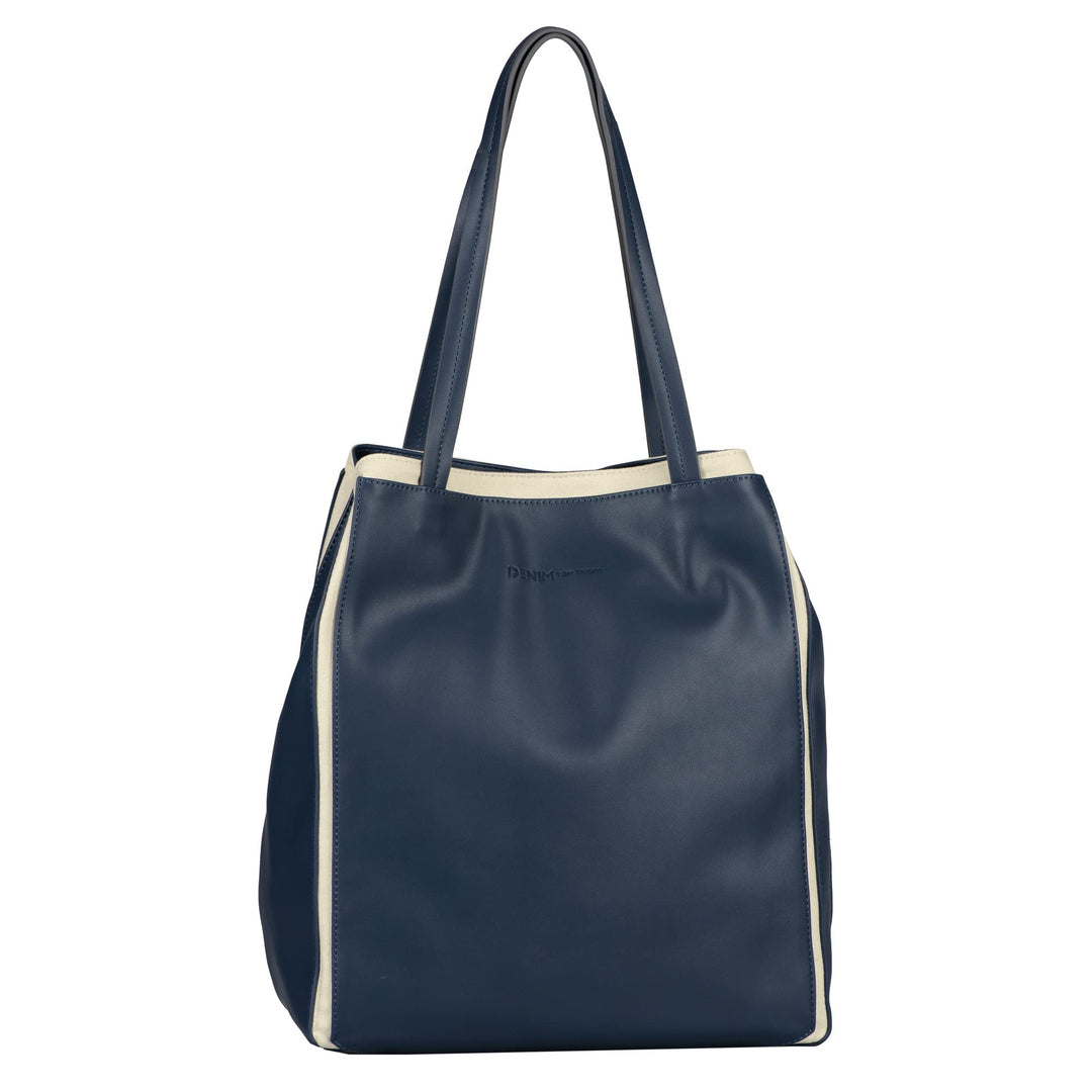 TOM TAILOR Damen Felizitas Shopper ohne Reisverschluss 41x14x35 (LxBxH) Dark Blue, 41x14x35 (LxBxH)