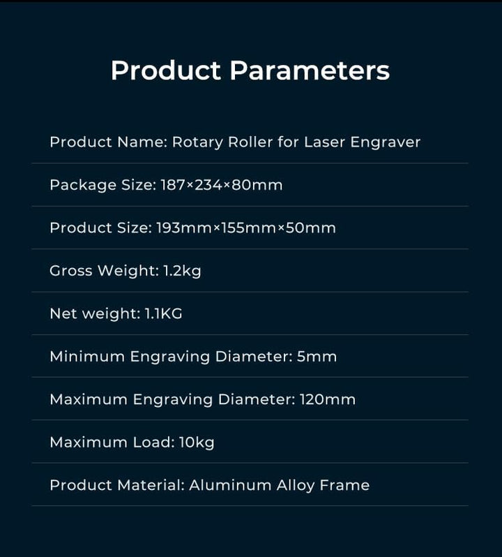 Creality Offizieller Laser Rotationswalze, Y-achsen-Rotationsmodul für Gravieren Zylindrischen Objek
