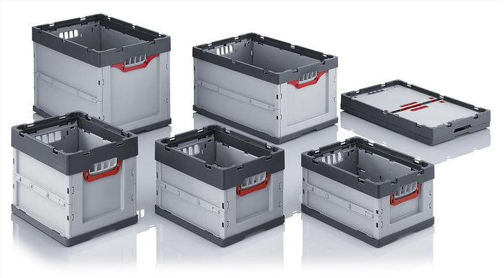 10x Profi-Faltbox 40 x 30 x 22 ohne Deckel klappbar 40x30x22 faltbar Eurobehälter