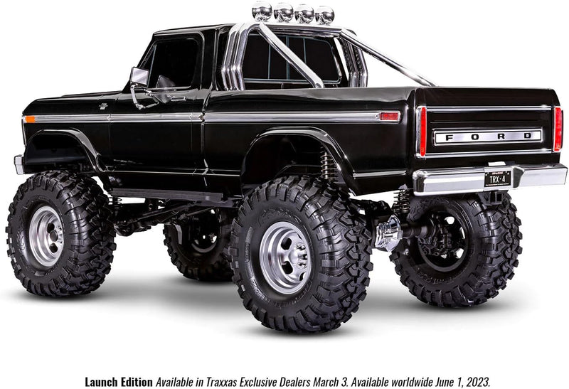 TRAXXAS Crawler TRX-4 RTR 79 Ford F150 schwarz 1/10 Brushed ohne Akku/Lader 4WD High-Trail