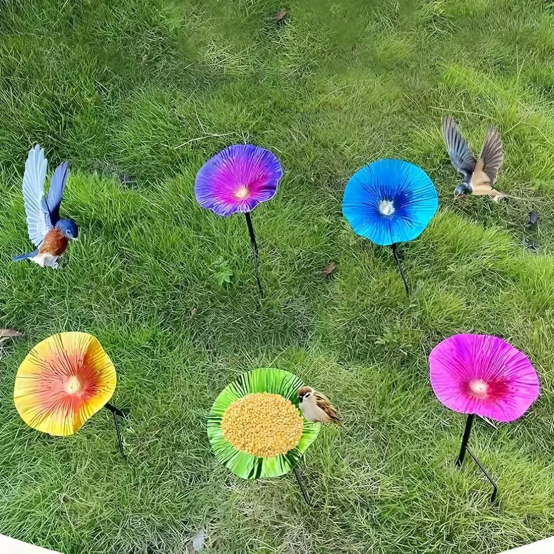 Regenfänger Gartenstecker Rost, Insektentränke Garten, Rostdeko GartendekoMetall Gartendeko für Drau