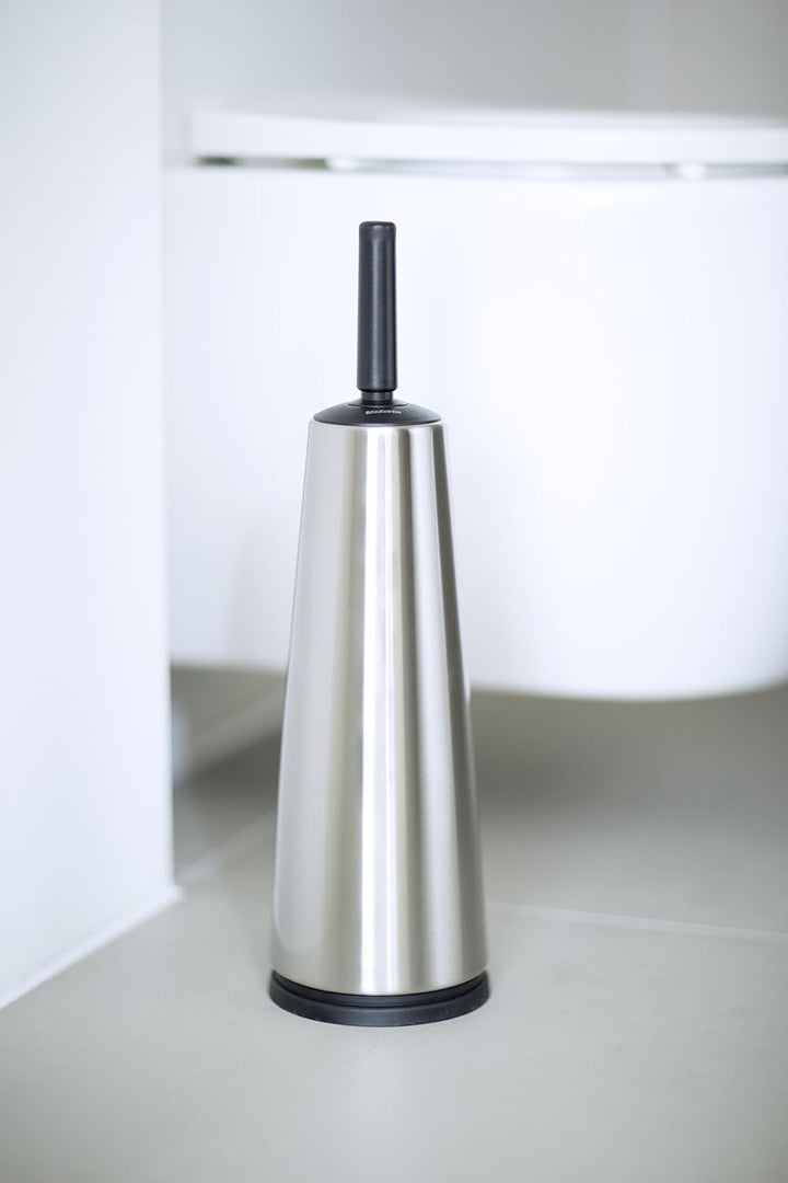 Brabantia Toilettenbürstengarnitur Classic - Matt Steel Matt Steel Toilettenbürste und Halter, Matt