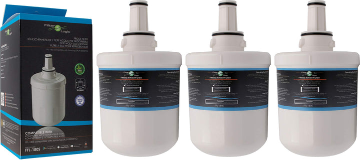 FilterLogic FFL-180SK | 3er Pack - Wasserfilter kompatibel mit Samsung HAFIN2/EXP, DA29-00003G, HAFI