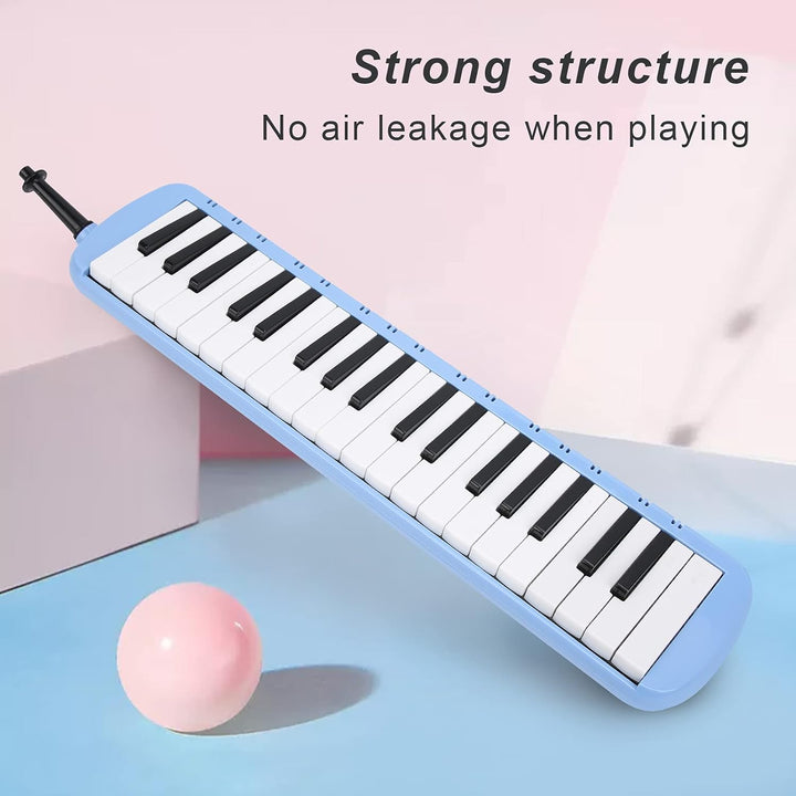 Melodica 37 Tasten Tastatur Melodica Blasmusikinstrument für Anfänger Professionelles Training mit E