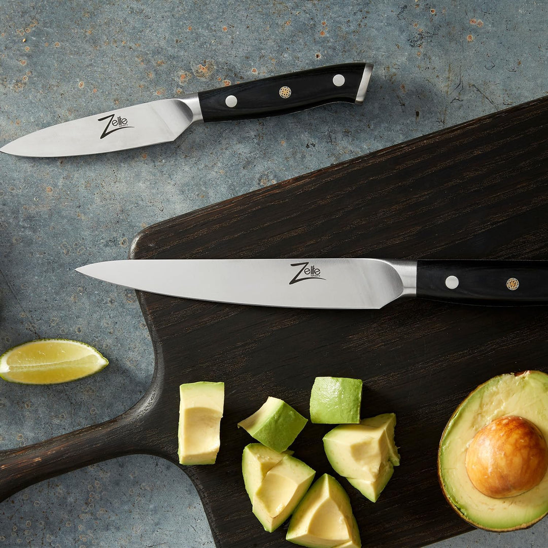 Zelite 15,2 cm Kochmesser, Profi Messer aus Deutschem Edelstahl, Universalmesser Japanisch Inspirier