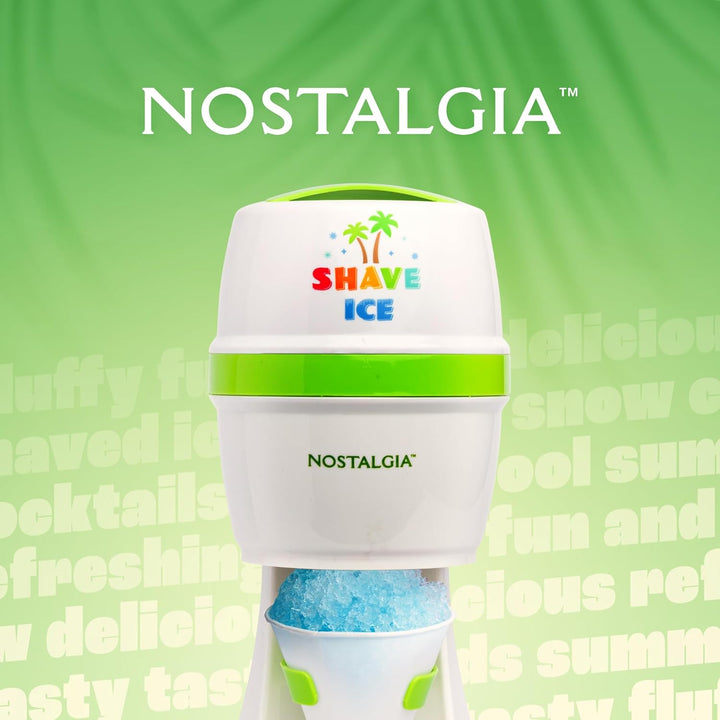 Nostalgia Snow Cone Slushie-Maschine im Retro-Stil, inklusive 1 wiederverwendbaren Kunststoffbecher
