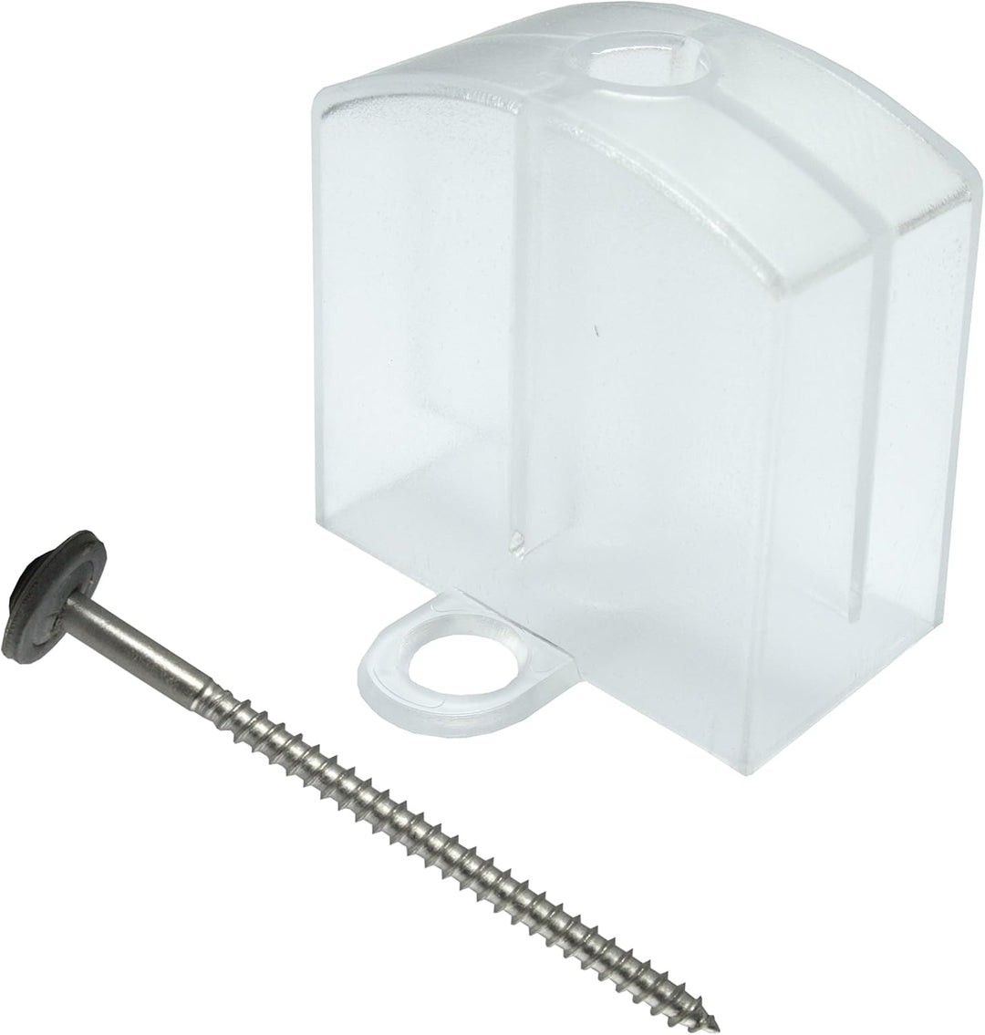 50 Abstandhalter 177/51 Sinus P5 und P6 und 50 Spenglerschrauben 4,5x 80mm Edelstahl A2 EPDM 15 mm