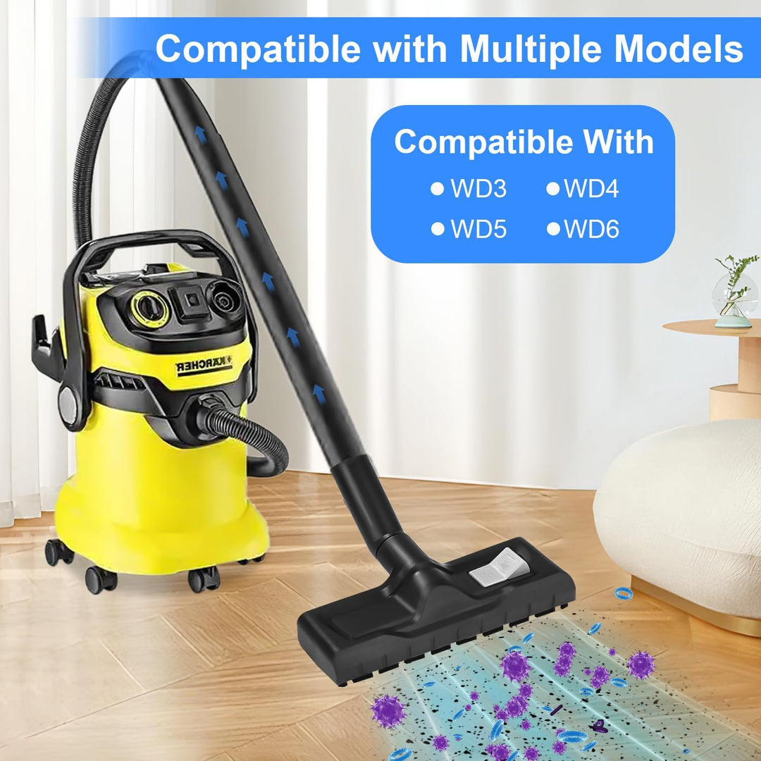 Nass Trockensaugdüse für Kärcher WD5, WD6, WD3, WD4, Bodendüse für Kärcher Staubsauger, Kompatibel m