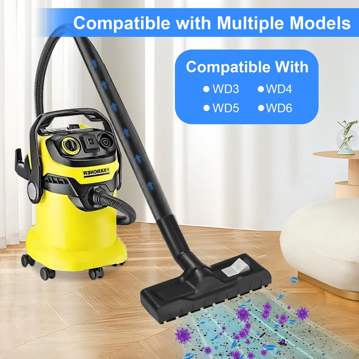 Nass Trockensaugdüse für Kärcher WD5, WD6, WD3, WD4, Bodendüse für Kärcher Staubsauger, Kompatibel m