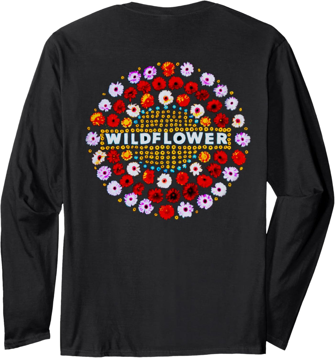 5 Seconds of Summer - Logo Wildflower Back Print Langarmshirt