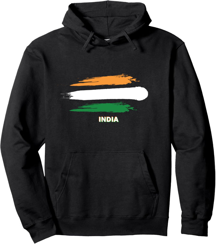 Flagge Indien Pullover Hoodie