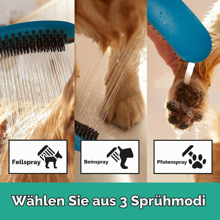 hansgrohe Hundedusche DogShower, Brause wassersparend mit 3 Strahlarten zur Fellpflege von Hunden un