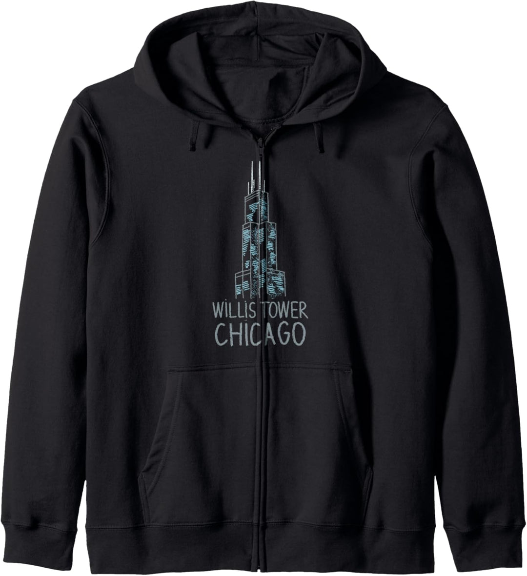 Willis Tower Chicago Kapuzenjacke