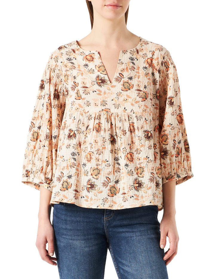 PART TWO Damen Pipw Bl Relaxed Fit Bluse, 30 Arabeske Ornament-druck