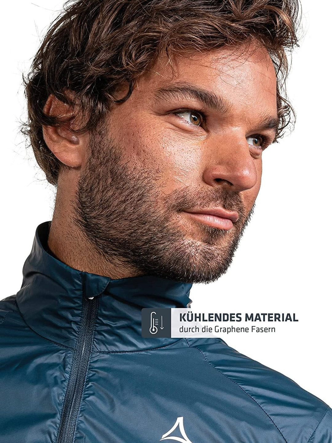 Schöffel Herren Jacket Bygstad M, winddichte Wanderjacke, Windbreaker mit kühlenden Graphene Fasern