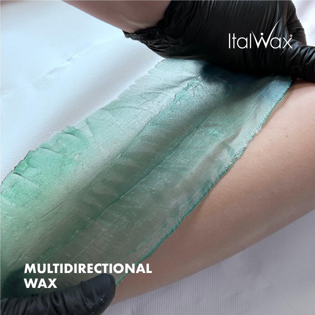 Italwax Azulene – 1Kg - Waxing Perlen für Haarentfernung - Natürliche Formulierung für alle Hauttype