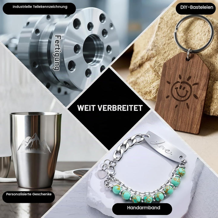 Laser Markierungsspray, Laser Gravur Spray, Lasermarkierungsflüssigkeit, Geeignet für Lasergravuren