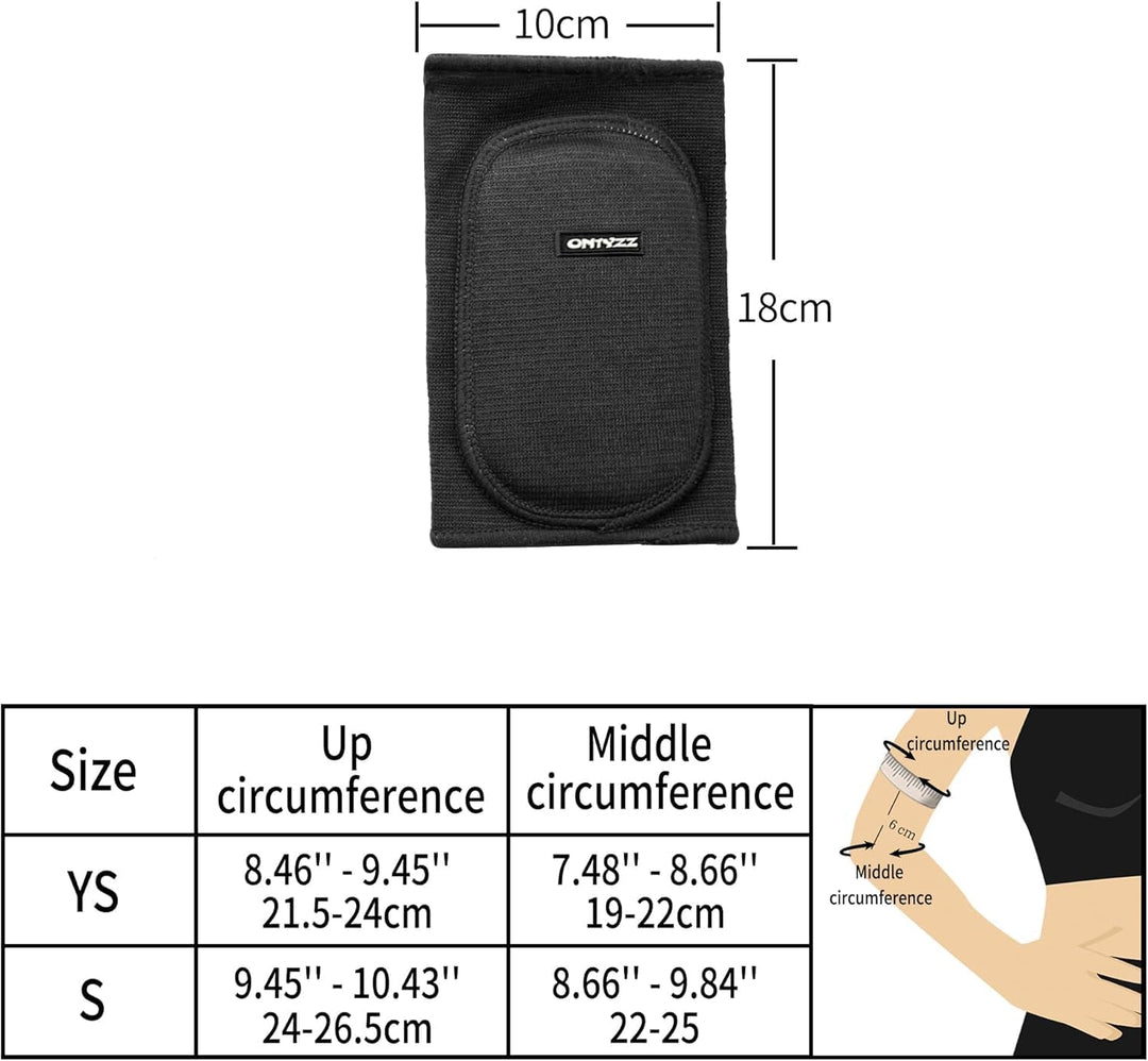 Kinder Ellenbogen-Ärmel Verdicken Schwamm Ellenbogen Polsterung Dehnbar Baumwolle Ellbogenschoner fü