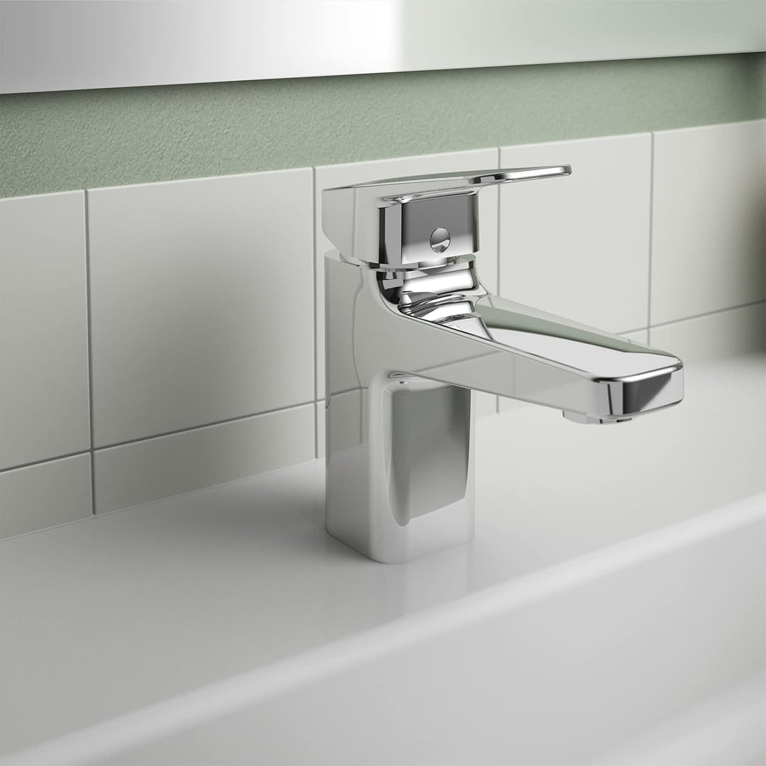 Ideal Standard BD211AA Ceraplan Waschtischarmatur ohne Ablaufgarnitur, Auslaufhöhe 73mm Auslaufhöhe