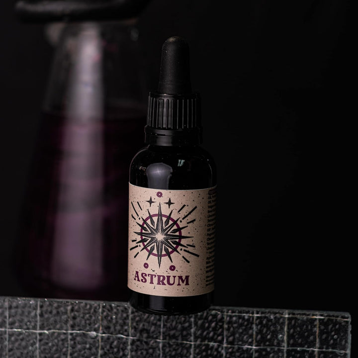 Astrum Bartöl 30 ml Bartpflege Öl mit Macadamia-, Avocado-, Reis- und Mandelöl, pflegt und regenerie
