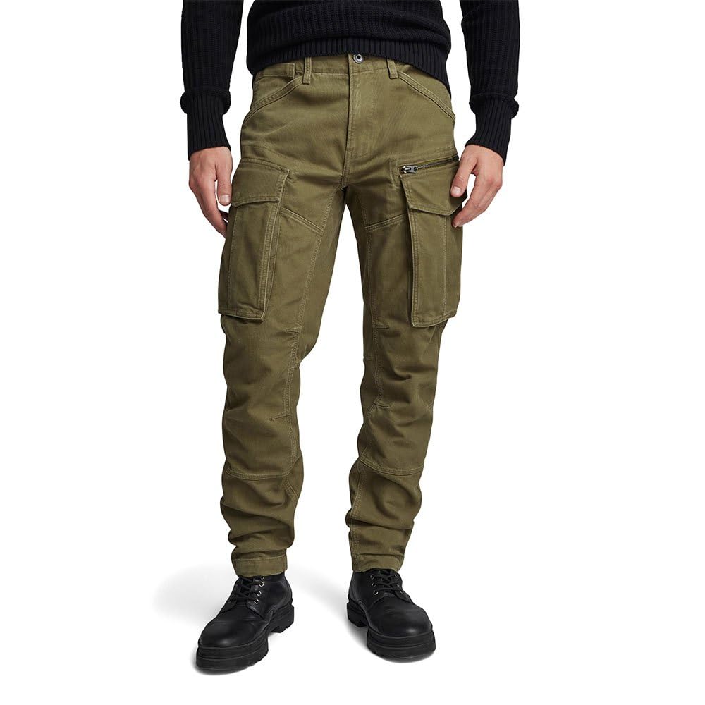 G-STAR Herren Rovic Zip 3D Regular Tapered Pants 24W / 26L Grün (Dark Olive D02190-d190-c744)