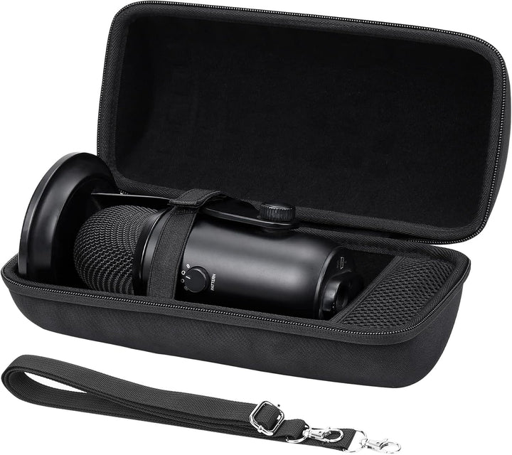 co2CREA case Harte reiseschutzhülle Etui Tasche für Logitech Creators Blue Yeti/Yeti X/Yeti Pro USB-