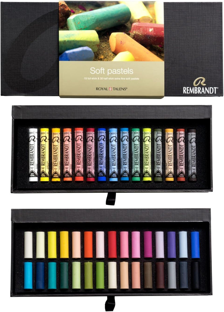 Rembrandt T3184-0018 Weiche Kuchen, Luxus-Set (31840018), Wachs, Pastel, 1 Unidad (Paquete de 1)