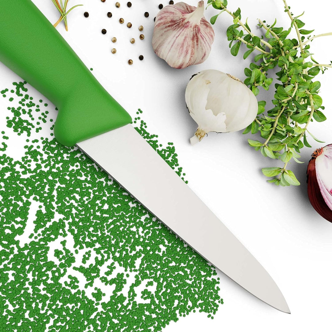 Giesser seit 1776 - Made in Germany - Küchenmesser 15 cmVeggie, grün, nachhaltiger Griff, rutschfest