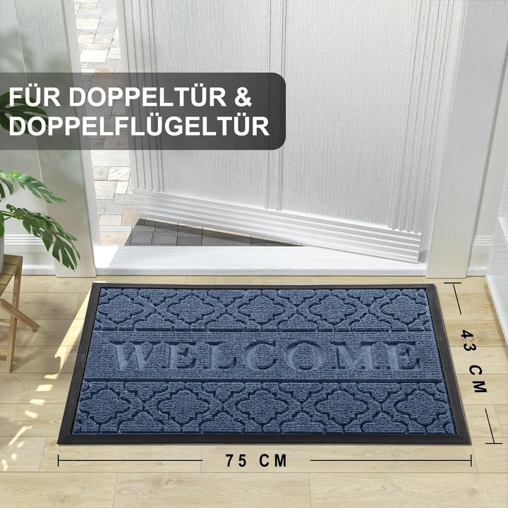 Yimobra Fussmatten – rutschfeste, waschbare, Strapazierfähige Türmatte für Haustüren, Flur, Büro – B