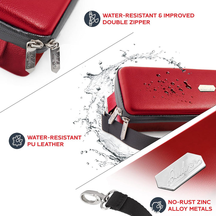 Quiver Time Karten-Tragetasche Bolt Rot - Halter für Sammelkarten und Deck-Aufbewahrungsbox, kompati