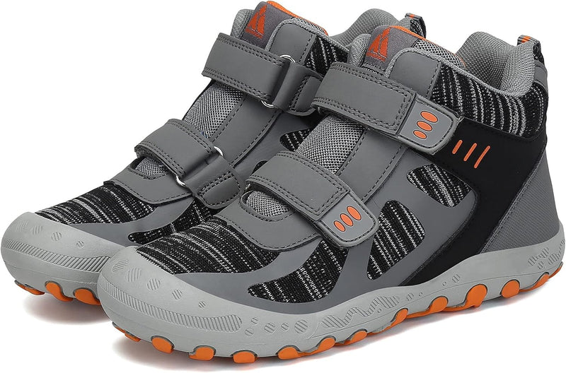 Mishansha Kinder Wanderschuhe rutschfest Leicht Trekking Wanderstiefel für Jungen Mädchen Gr.24-38 2