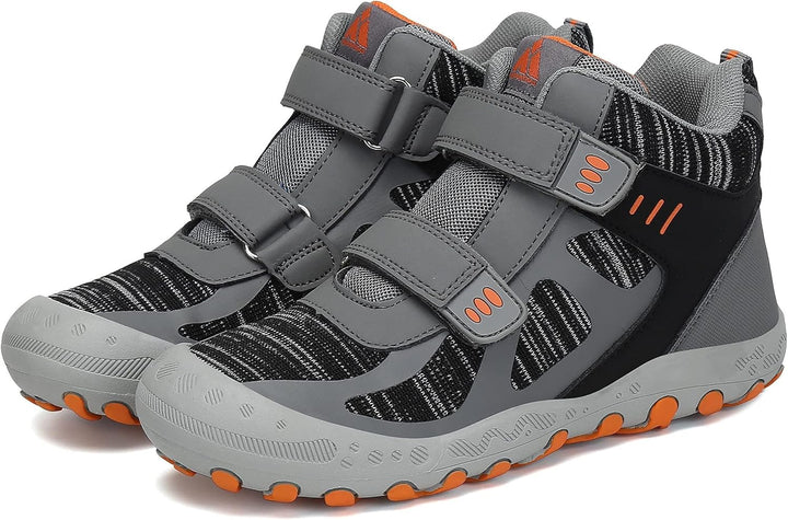 Mishansha Kinder Wanderschuhe rutschfest Leicht Trekking Wanderstiefel für Jungen Mädchen Gr.24-38 T