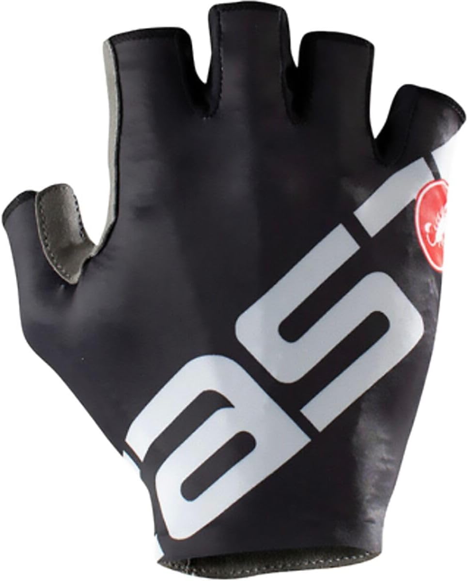 CASTELLI Men's Competizione 2 Glove Fahrradhandschuhe XXL Hellschwarz/silber, XXL Hellschwarz/silber