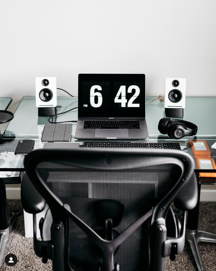 Audioengine A2+ 60W Aktiver Desktop-Lautsprecher | Integrierter DAC &amp; Analogverstärker | Direkter US