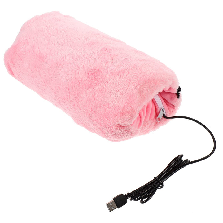 BESPORTBLE Elektrische Hand Muffs Weiche Plüsch Handwärmer Kissen USB Aufladen Winter Warme Faux Pel