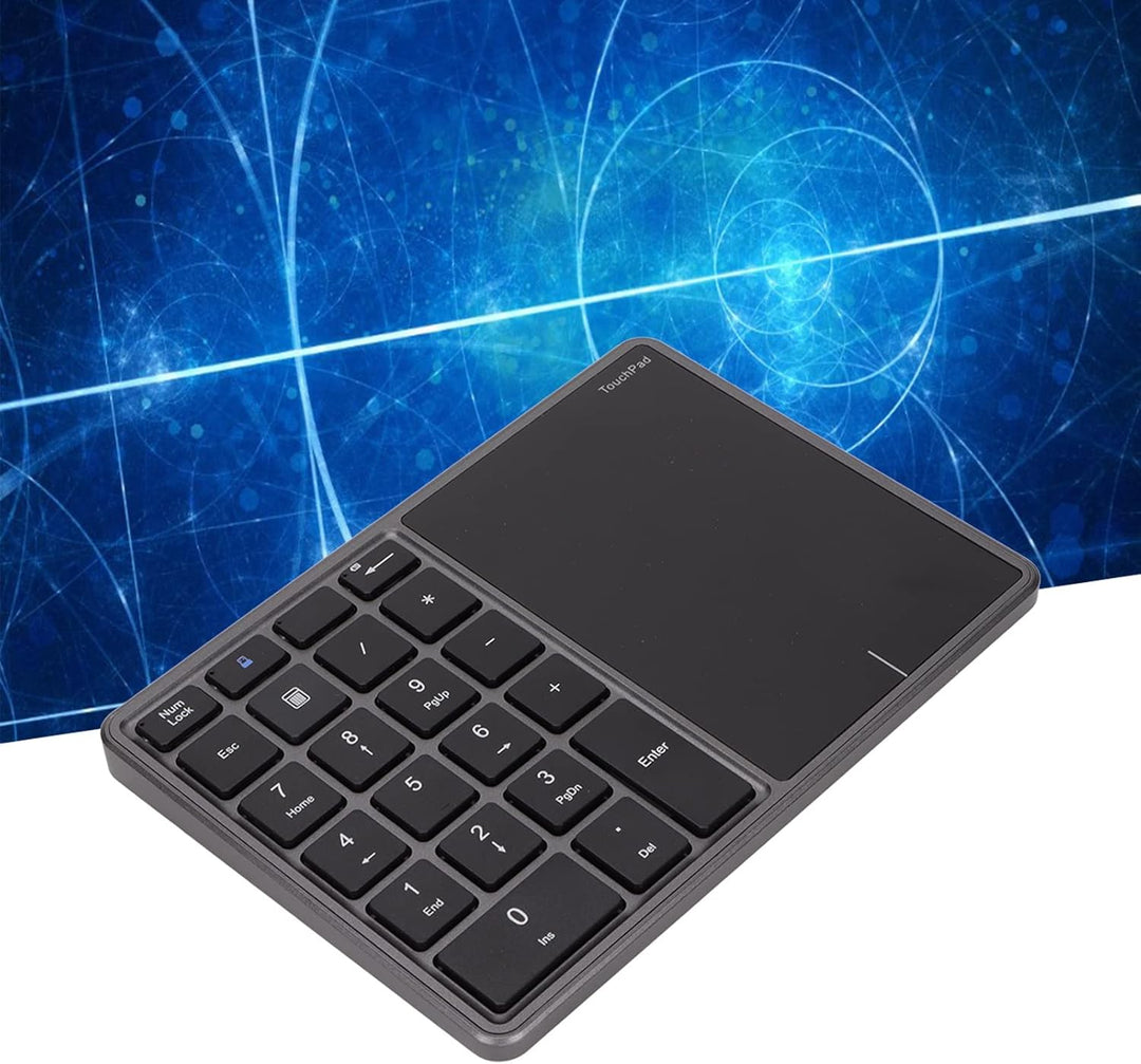 Nummernblock Touchpad, 2,4 G Wireless 5.0 Dual Mode, für Android OS X, 22 Tasten Tragbarer -Nummernb