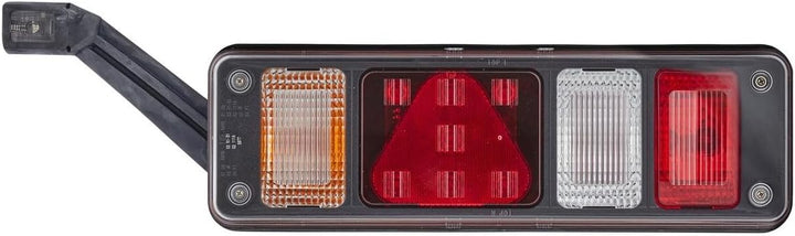 HELLA - Heckleuchte - Hybrid - 24V - Anbau/geschraubt - Lichtscheibenfarbe: glasklar - Stecker: Supe